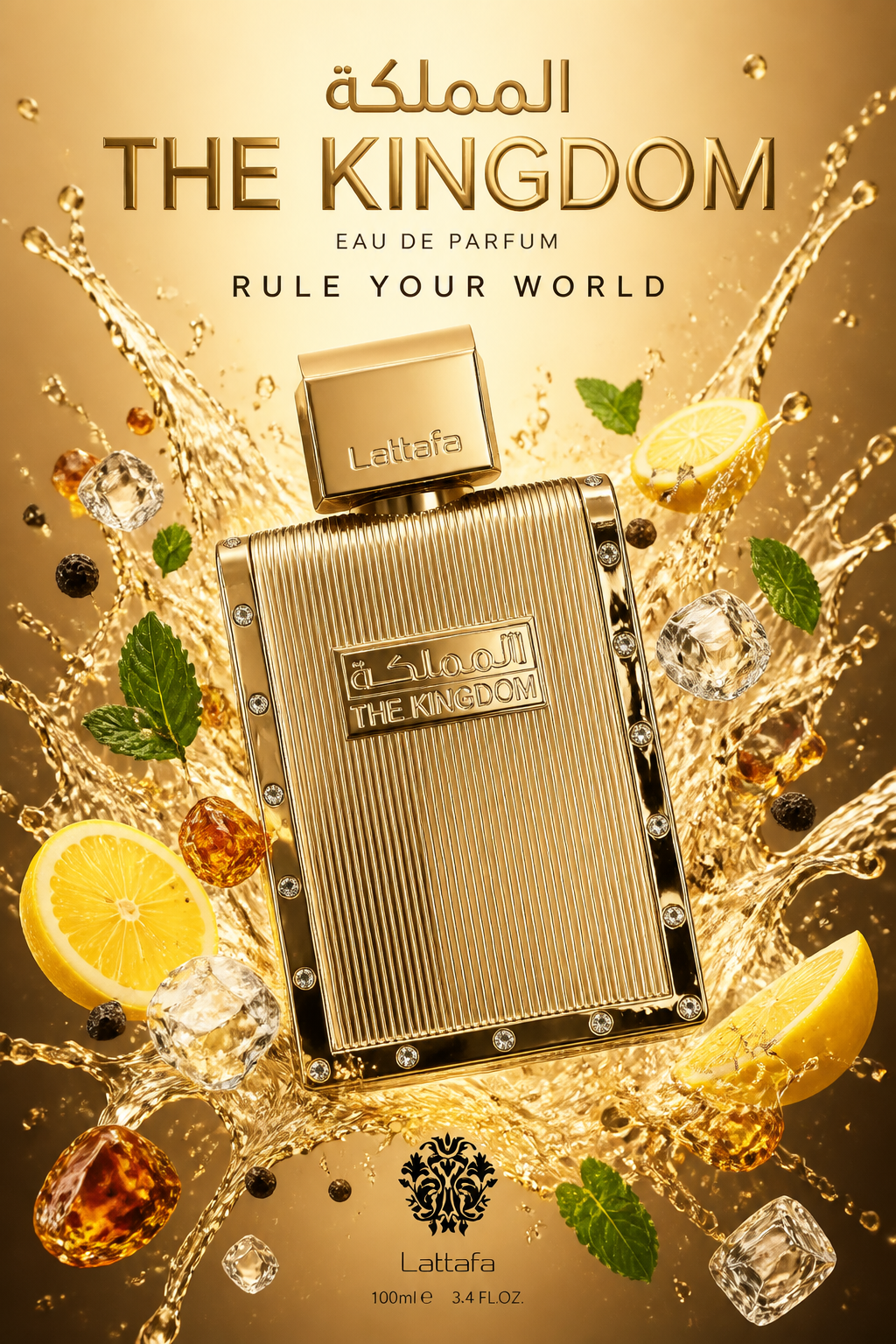 Lattafa The Kingdom Men Apă de parfum 100 ml