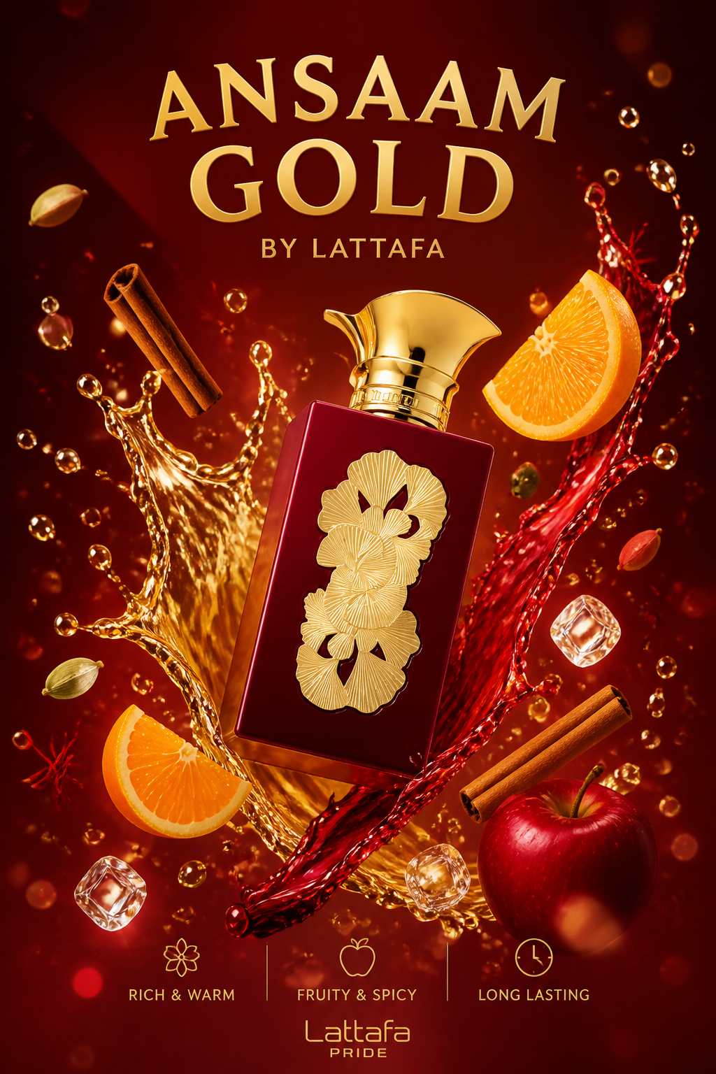 Lattafa Ansaam Gold Eau de Parfum 100 ml