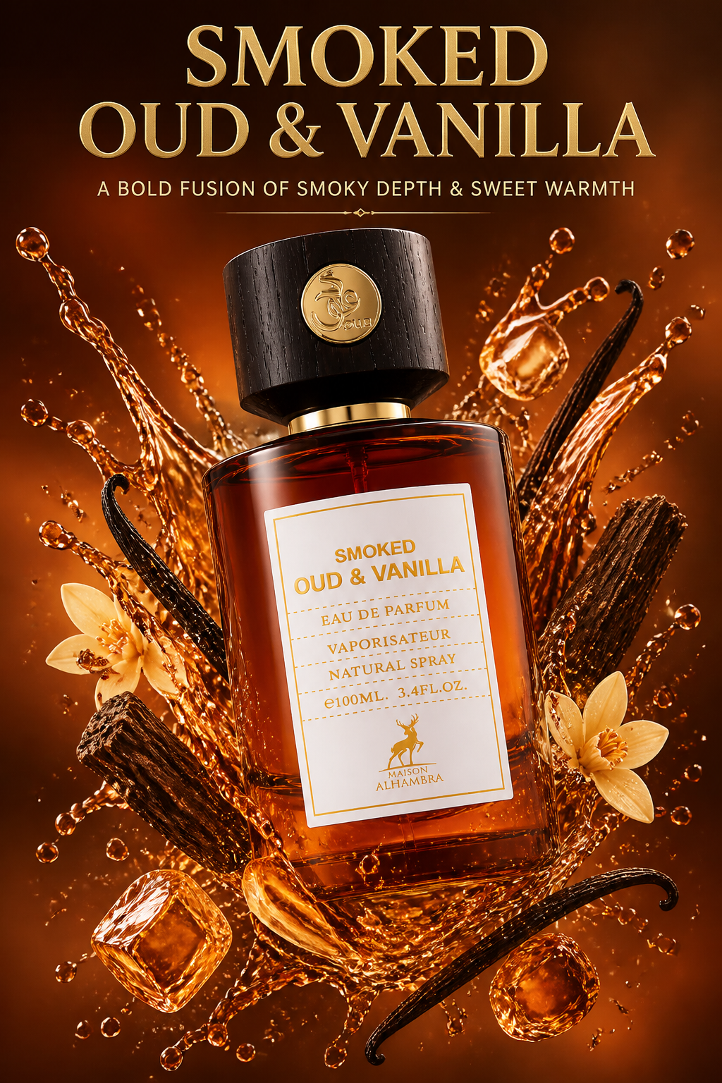 Maison Alhambra Smoked Oud & Vanilla Eau de Parfum 100 ml