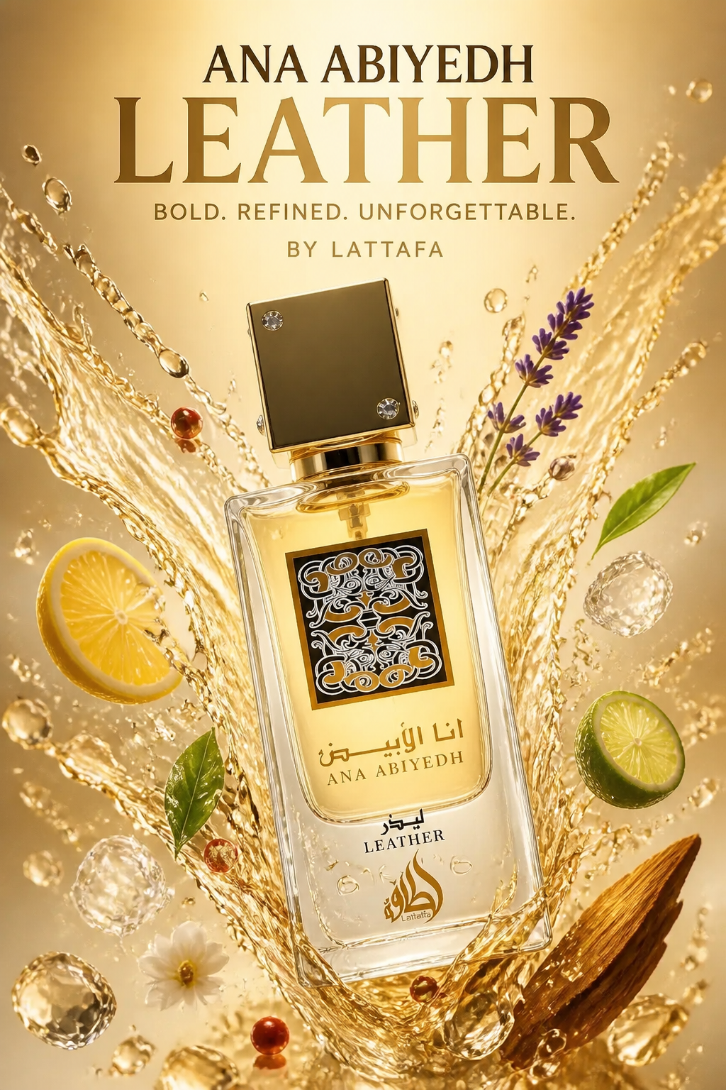 Lattafa Ana Abiyedh Leather Eau de Parfum 60 ml