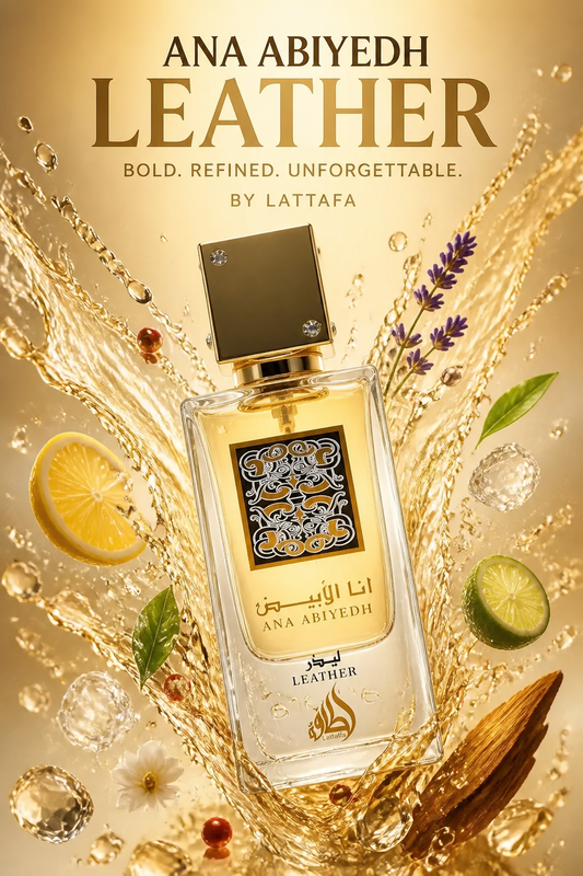 Lattafa Ana Abiyedh Leather Apă de Parfum 60 ml