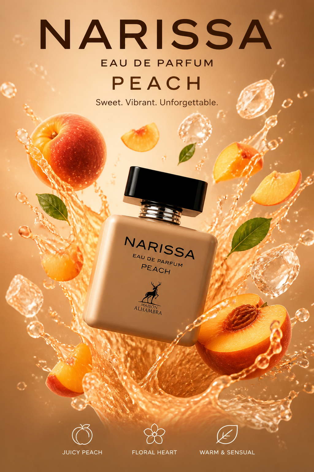 Maison Alhambra Narissa Peach Apă de Parfum 100 ml