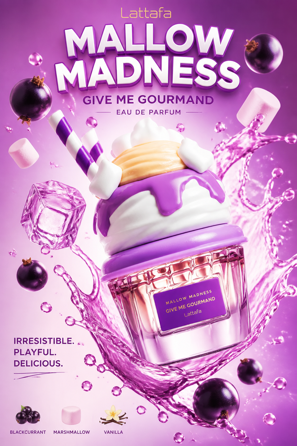 Lattafa Mallow Madness Give Me Gourmand Eau de Parfum 75 ml